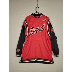 Vintage Y2K Fubu City Series Detroit Snap Jacket XL Logo Streetwear EUC